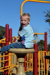 Of course the playground is what it's all about!